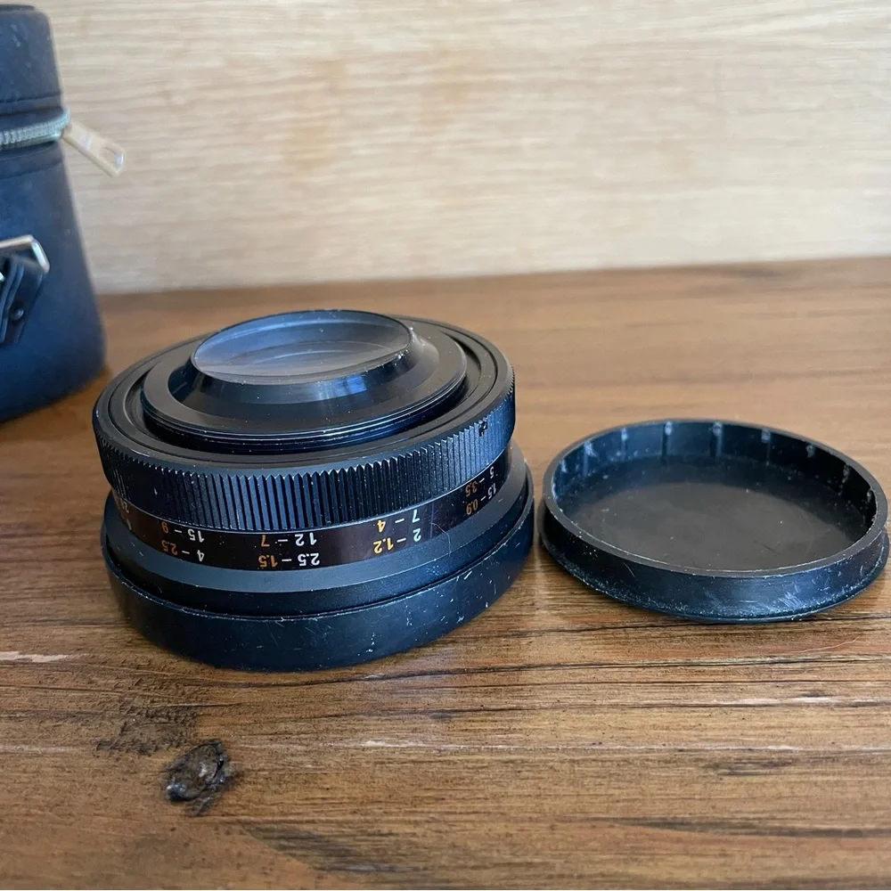 Yashikor Vintage 70s AUX Telephoto 1:4 Lens Adapter Y912 with Case
